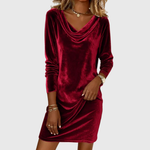 Joëlle — Robe en Velours Ample