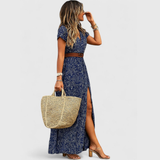 Caroline — Robe Maxi Boho Élégante