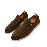 SUEDE SLIP-ON LOAFERS FOR MEN