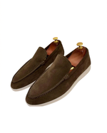 SUEDE SLIP-ON LOAFERS FOR MEN
