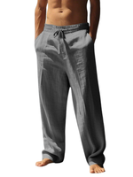 LINEN CASUAL TROUSERS FOR MEN