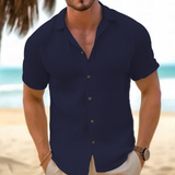 RELAXED COLLAR SHIRT FOR MEN
