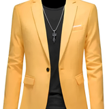 SKINNY LAPEL BLAZER FOR MEN