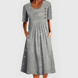 Wanda — Robe Midi Rayée