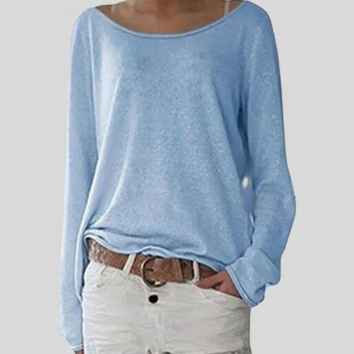 Catherine | Pull en maille à encolure bateau
