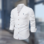 Marcky | Stand-up collar slim-fit shirt