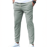 STRETCH COTTON TROUSERS FOR MEN
