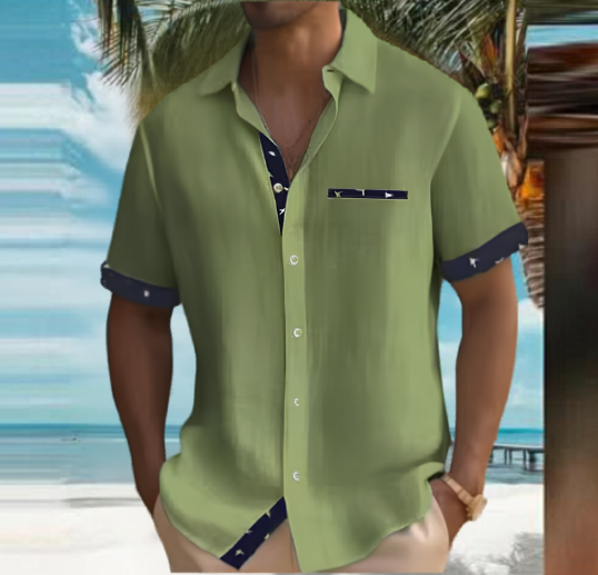 LAPEL SUMMER SHIRT FOR MEN