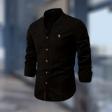 Marcky | Stand-up collar slim-fit shirt