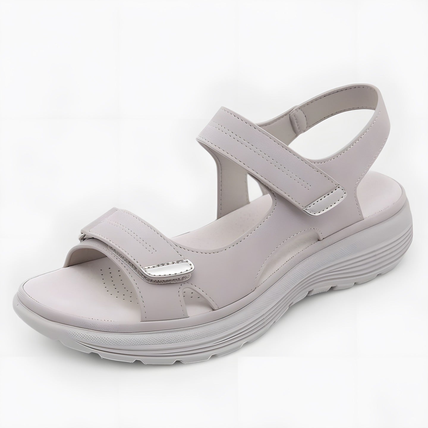 Heidi | Sandales orthopédiques femme élégantes Gris