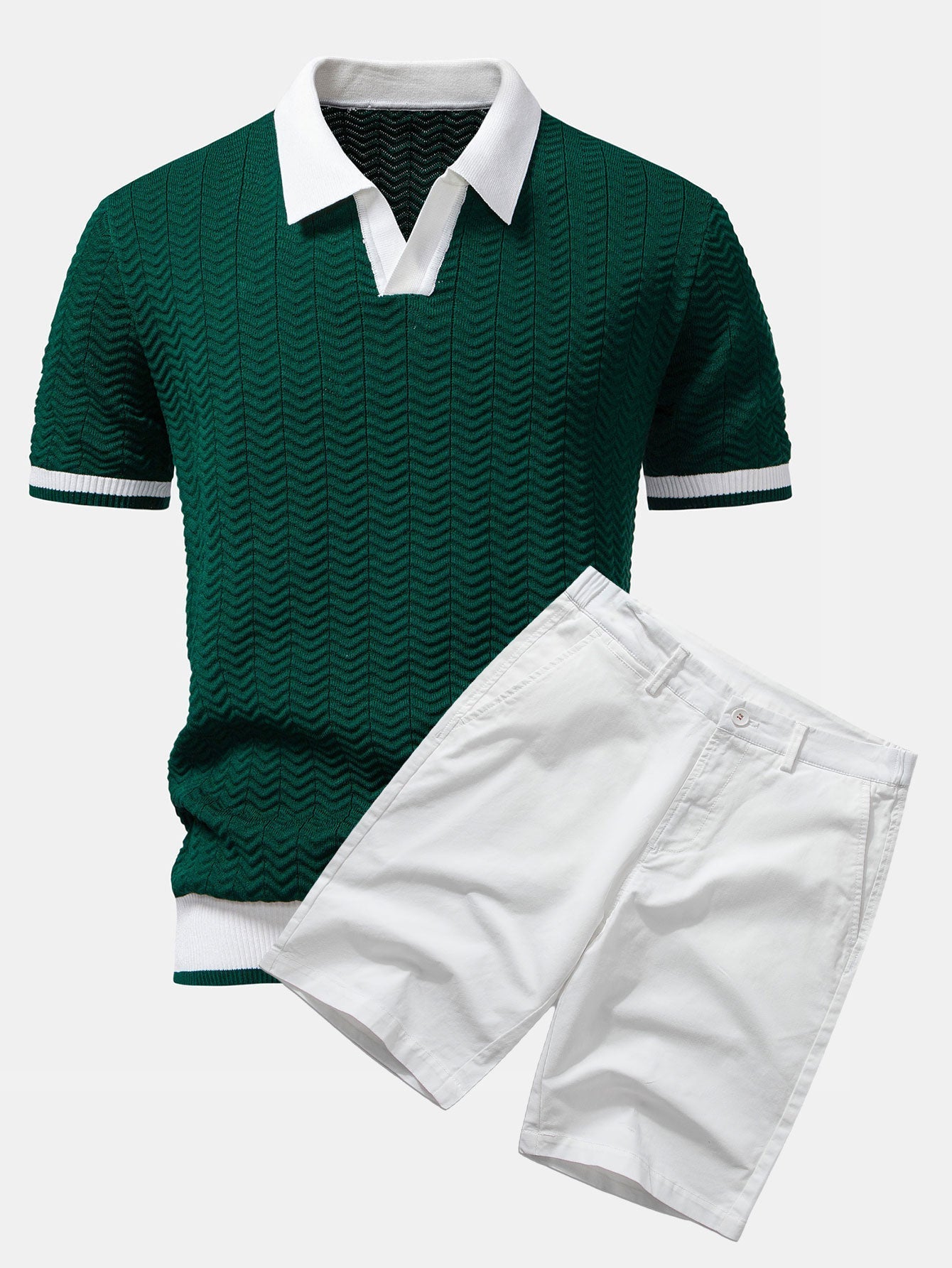 Darkgreen & White / XS