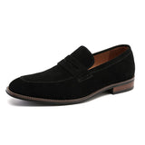 NUBUCK LOAFERS FOR MEN