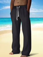 LOOSE DRAWSTRING TROUSERS FOR MEN