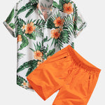 Ensemble Apolline — chemise à imprimé tropical & short de bain