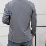 LAPEL COTTON JACKET FOR MEN