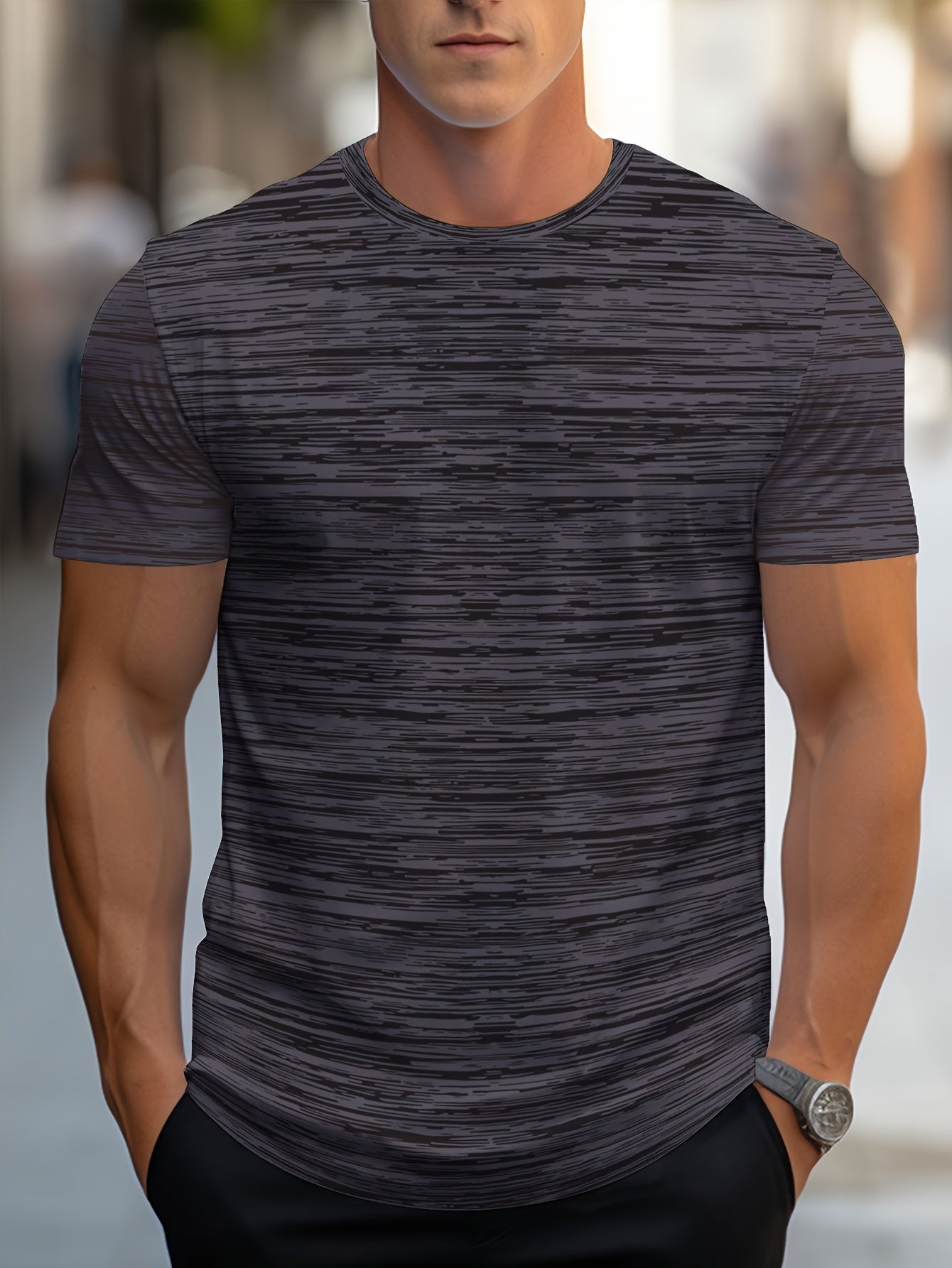 CREW NECK T-SHIRT FOR MEN