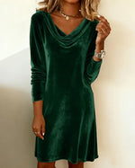 Robe en Velours Ample