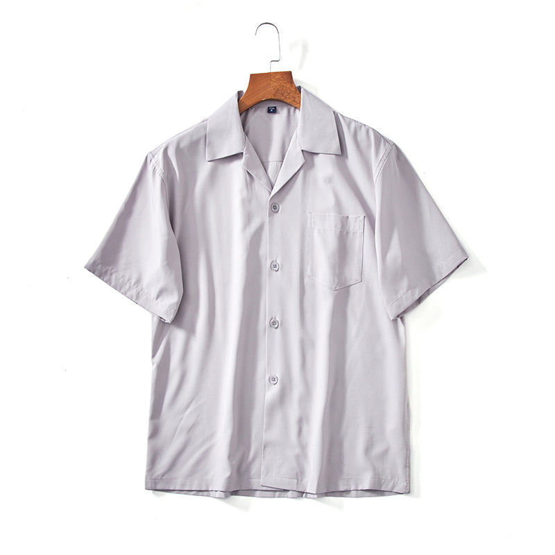 CUBAN COLLAR SUMMER SHIRT FOR MEN