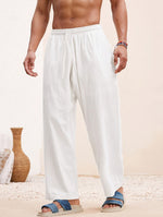 SOLID COLOUR TROUSERS FOR MEN
