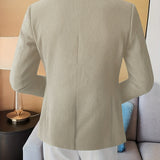 LAPEL KNIT BLAZER FOR MEN