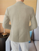 LAPEL KNIT BLAZER FOR MEN