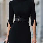 Julie — Robe Midi Noire
