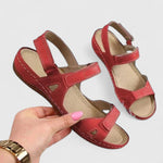Avrie - Sandales de Confort Plates