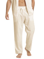 LINEN CASUAL TROUSERS FOR MEN