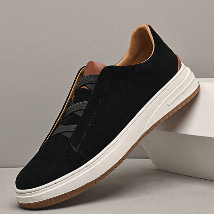 MEN'S SUEDE SLIP-ON SHOES