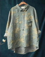 Mélodie | Blouse vintage à imprimé romantique