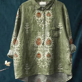 Mélodie | Blouse vintage à imprimé romantique