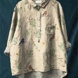 Mélodie | Blouse vintage à imprimé romantique