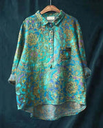 Mélodie | Blouse vintage à imprimé romantique