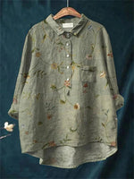 Mélodie | Blouse vintage à imprimé romantique