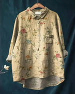 Mélodie | Blouse vintage à imprimé romantique