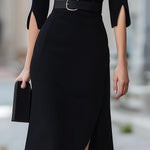 Julie — Robe Midi Noire