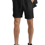LINEN DRAWSTRING LOOSE SHORTS FOR MEN