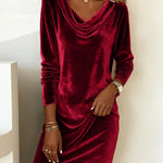 Joëlle — Robe en Velours Ample