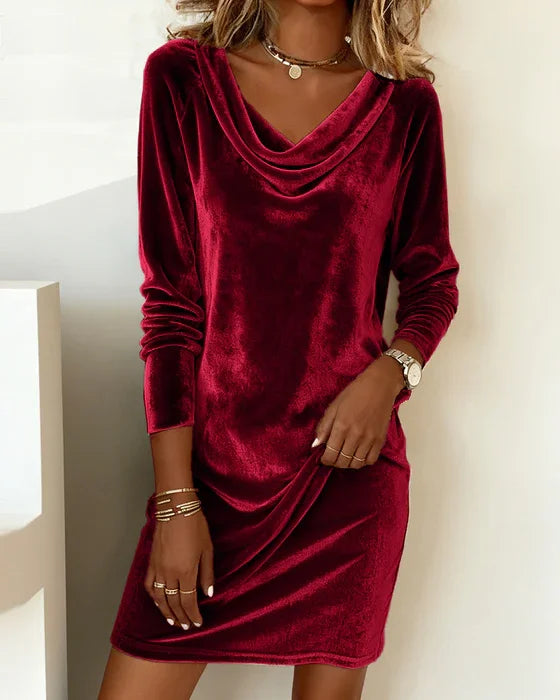 Robe en Velours Ample