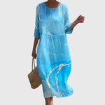 Martine — Robe Maxi Florale Élégante