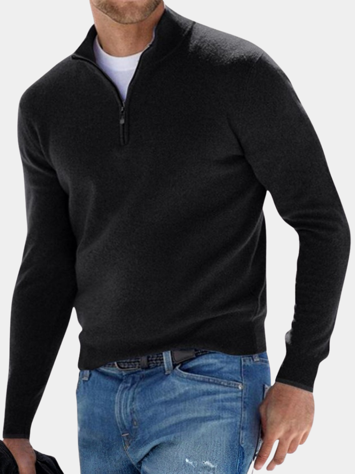 Pull zippé pour homme