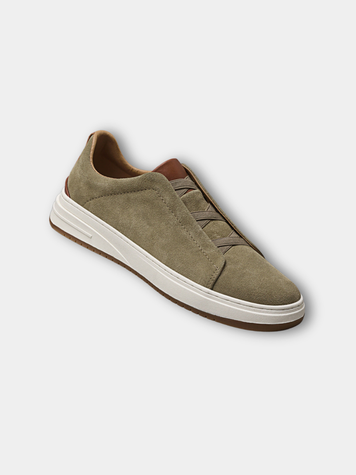 Chaussures à enfiler en daim pour homme