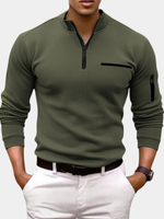 ZIP COLLAR SHIRT FOR MEN