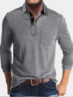 CLASSIC LONG SLEEVE POLO FOR MEN