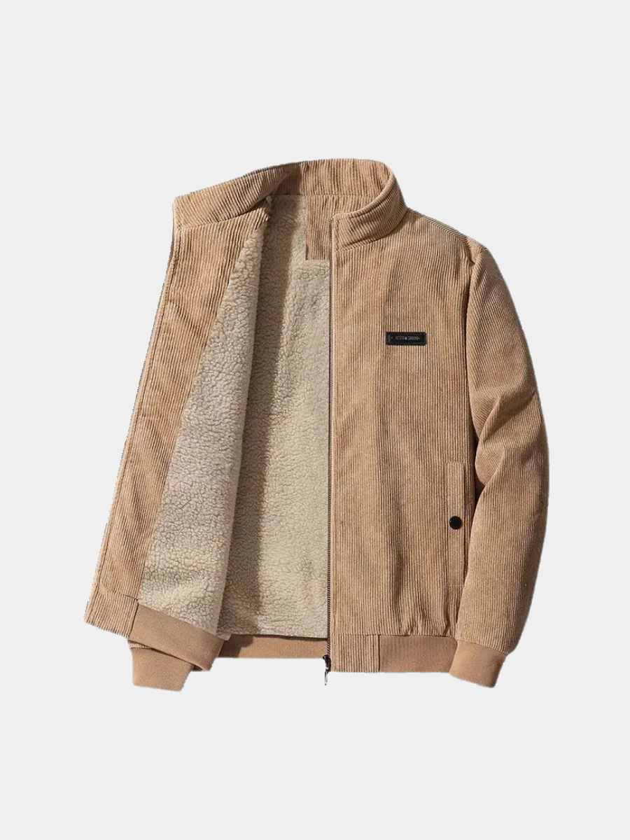 CORDUROY FLEECE JACKET FOR MEN