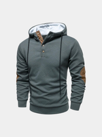 SLIM FIT HALF-BUTTON PULLOVER FOR MEN