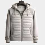 QUILTED ZIP HOODIE FOR MEN