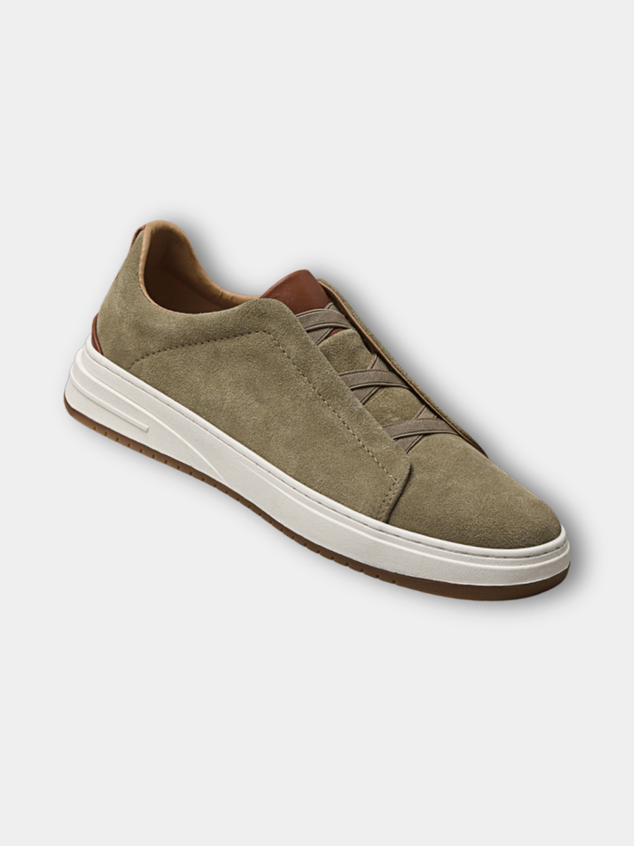 Chaussures slip-on en suède pour homme