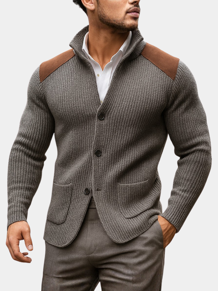 Blazer en maille texturée pour homme