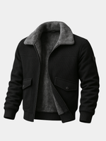 MEN'S JACKET WITH FAUX FUR